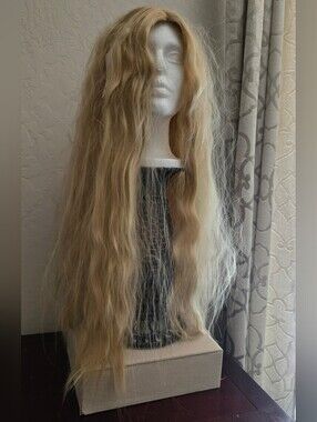 Blonde Long Wavy Women's Wig - Natural Light Blonde